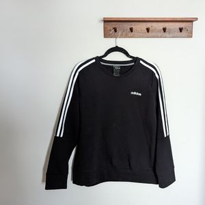 [Adidas] Black Fleece Lined Sweatshirt